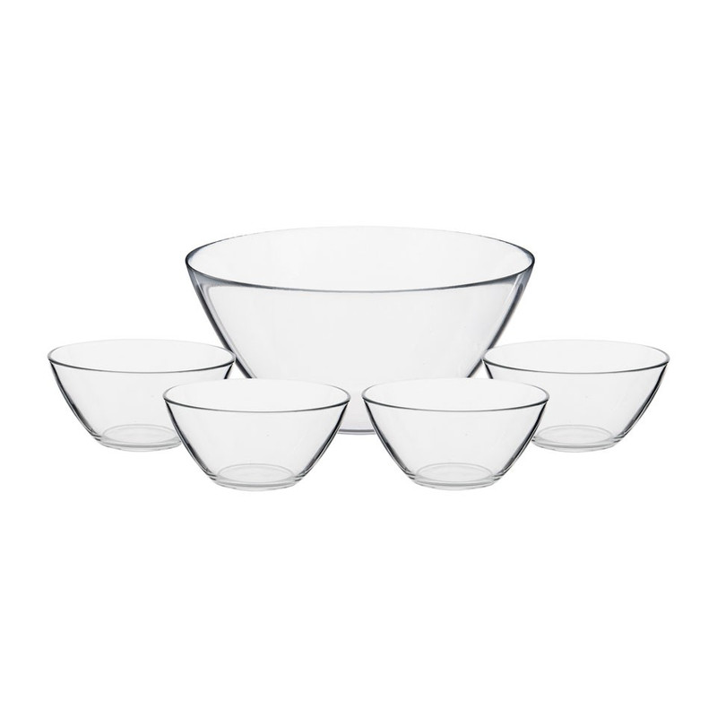 Luminarc slakom cosmos met 4 schalen - 23x12 cm