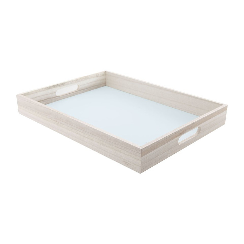 Cosy&Trendy dienblad hout - turquoise