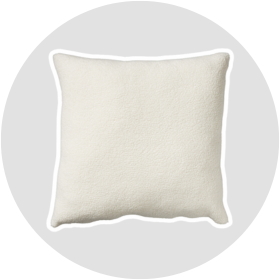 Witte kussens