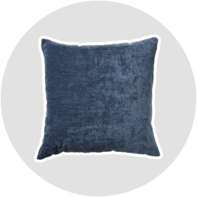 Blauwe kussens
