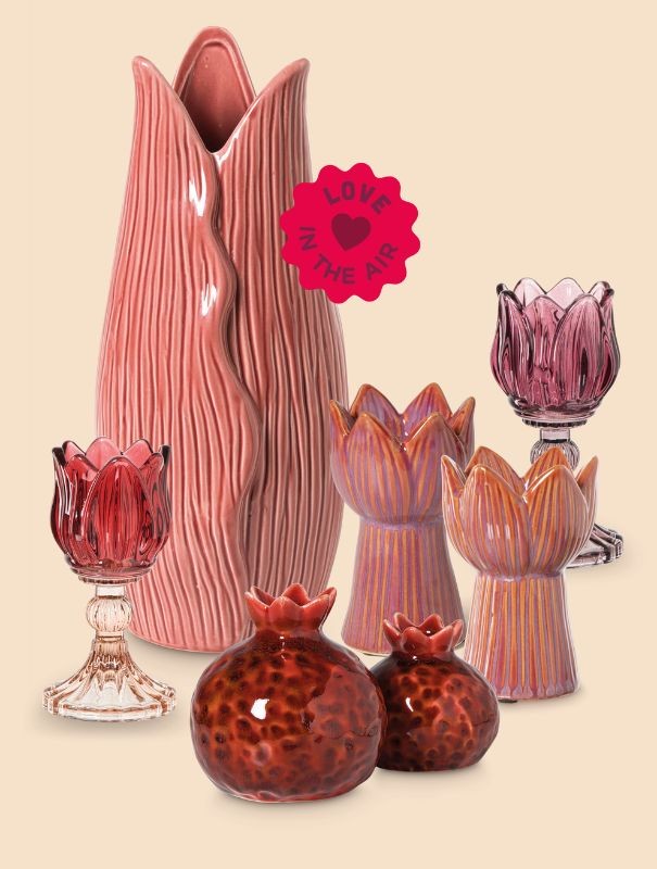 Comfort red vaasjes